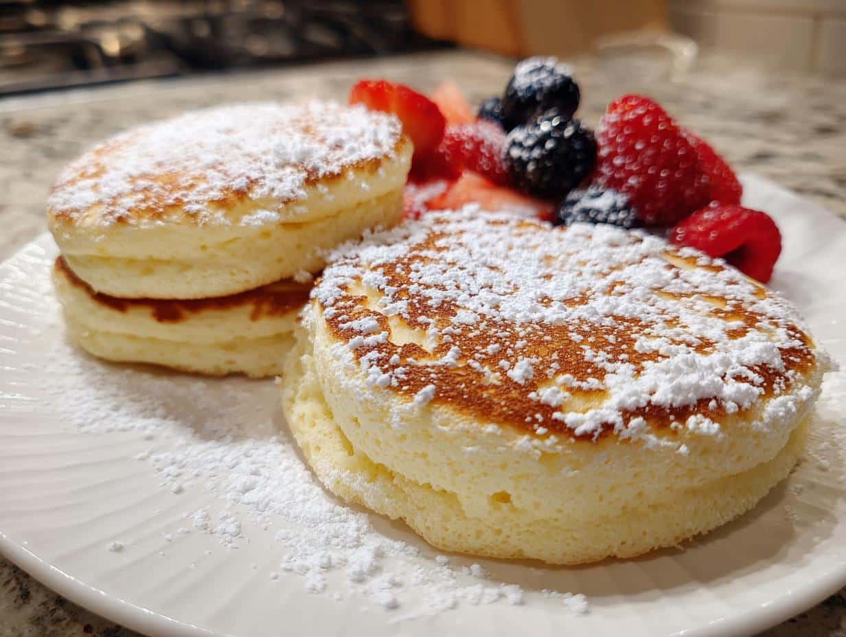 Crêpes soufflées japonaises