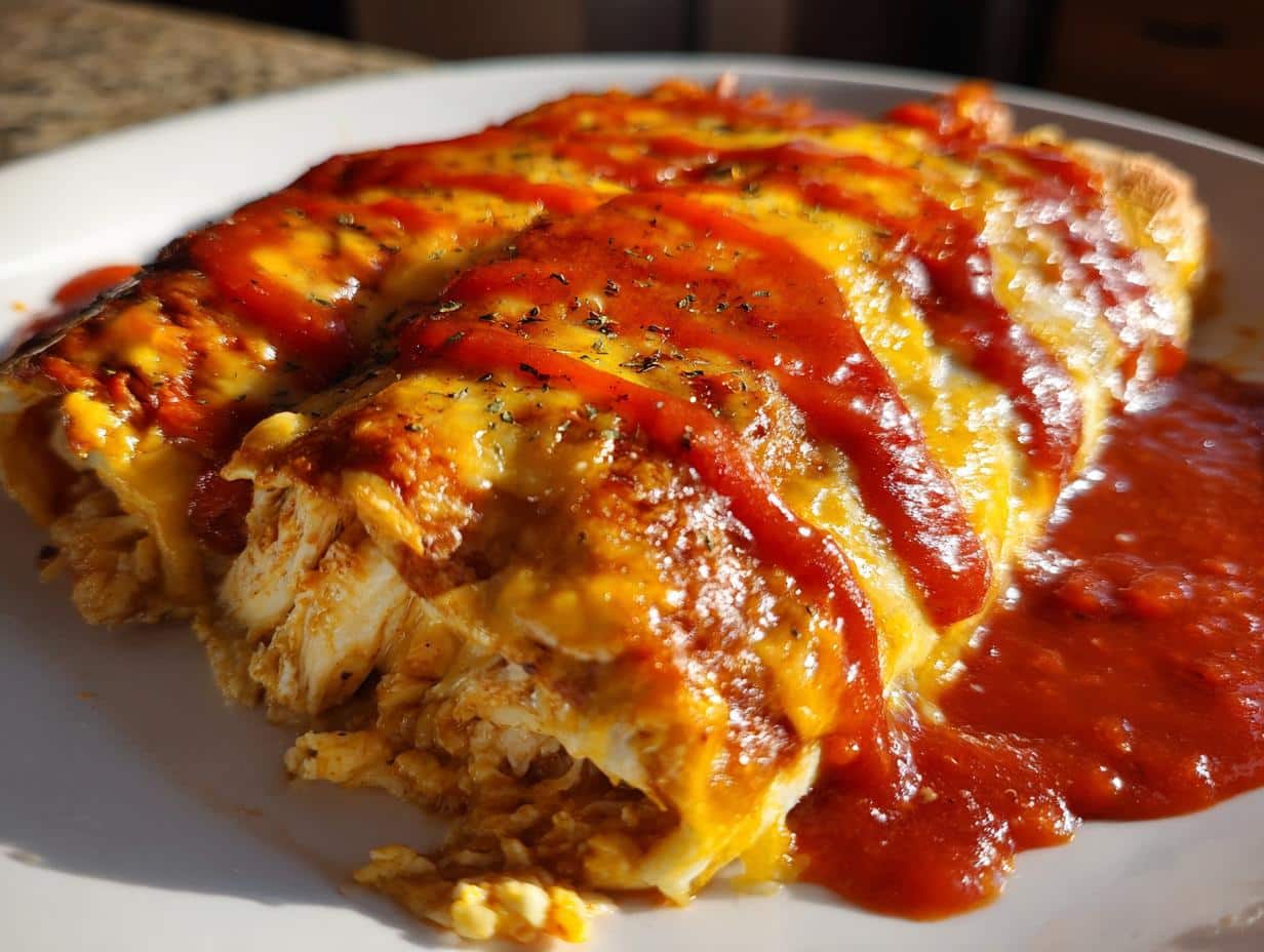 Enchiladas gratinées