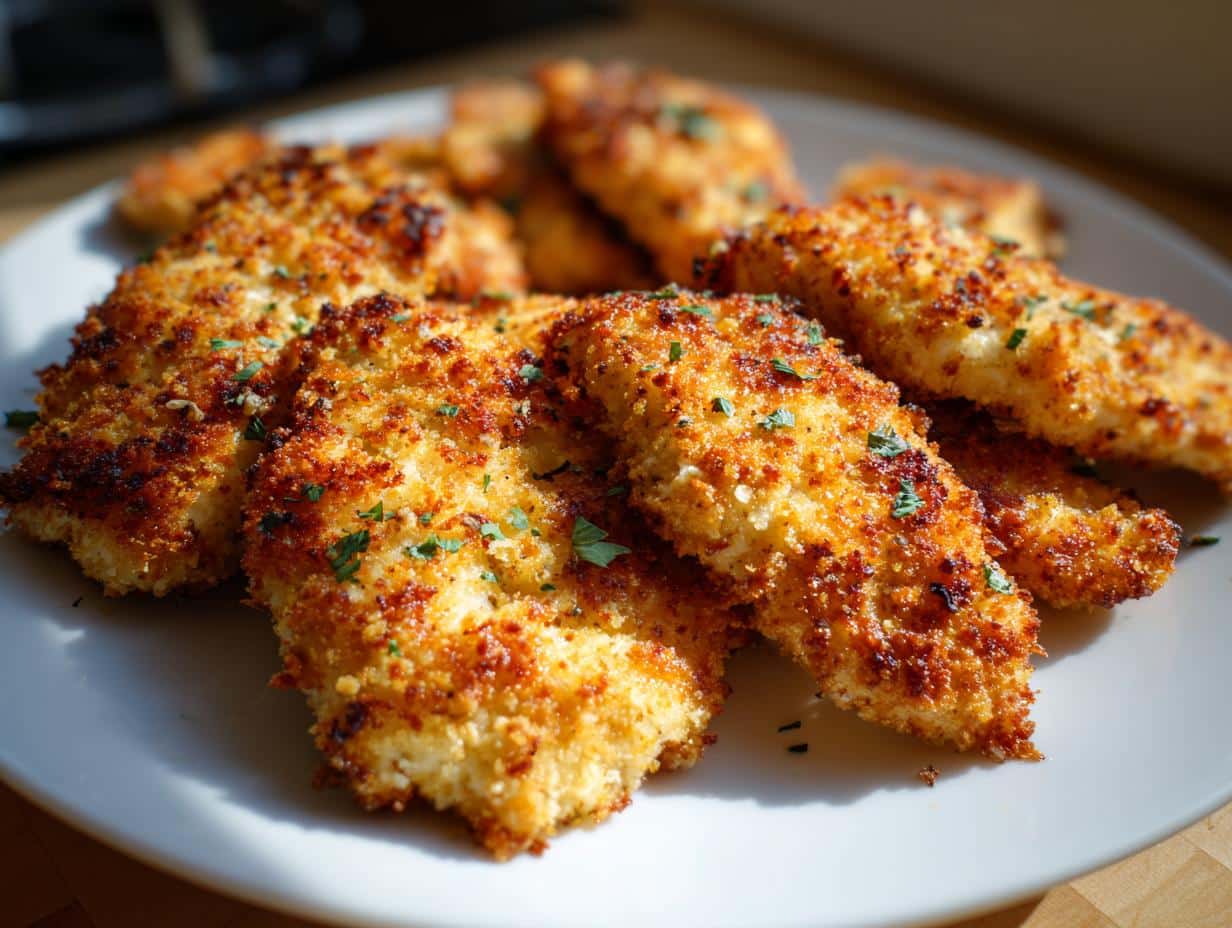 Escalopes panées croustillantes