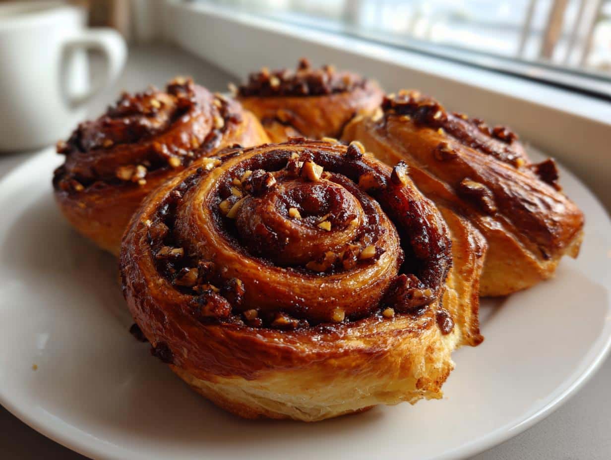 Escargots chocolat-noisette