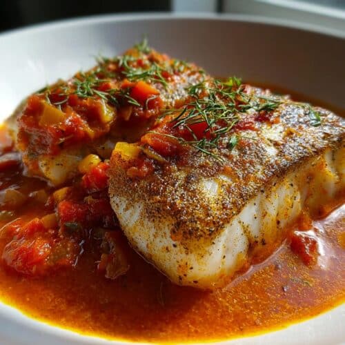 Filet de colin sauce tomate