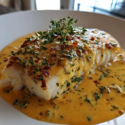 Filet de lieu à la crème