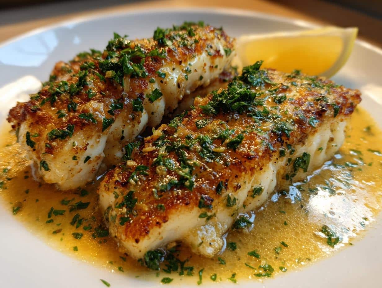 Filets de merlan meunière
