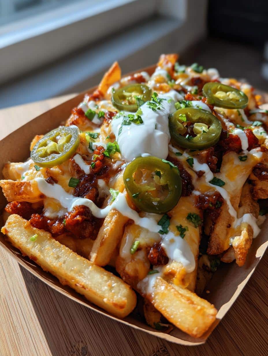 Frites chargées façon nachos - detail 1