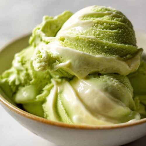 Glaces au jus de cornichon