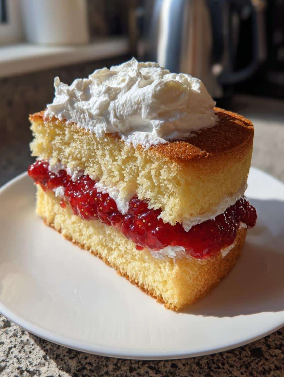 Gâteau Victoria sponge - detail 1