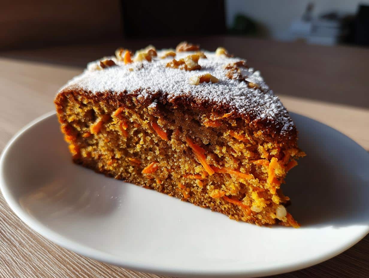 Gâteau aux carottes et noix