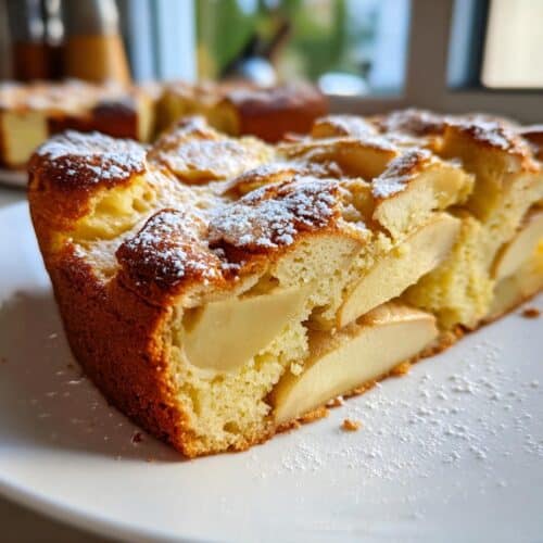 Gâteau invisible aux pommes