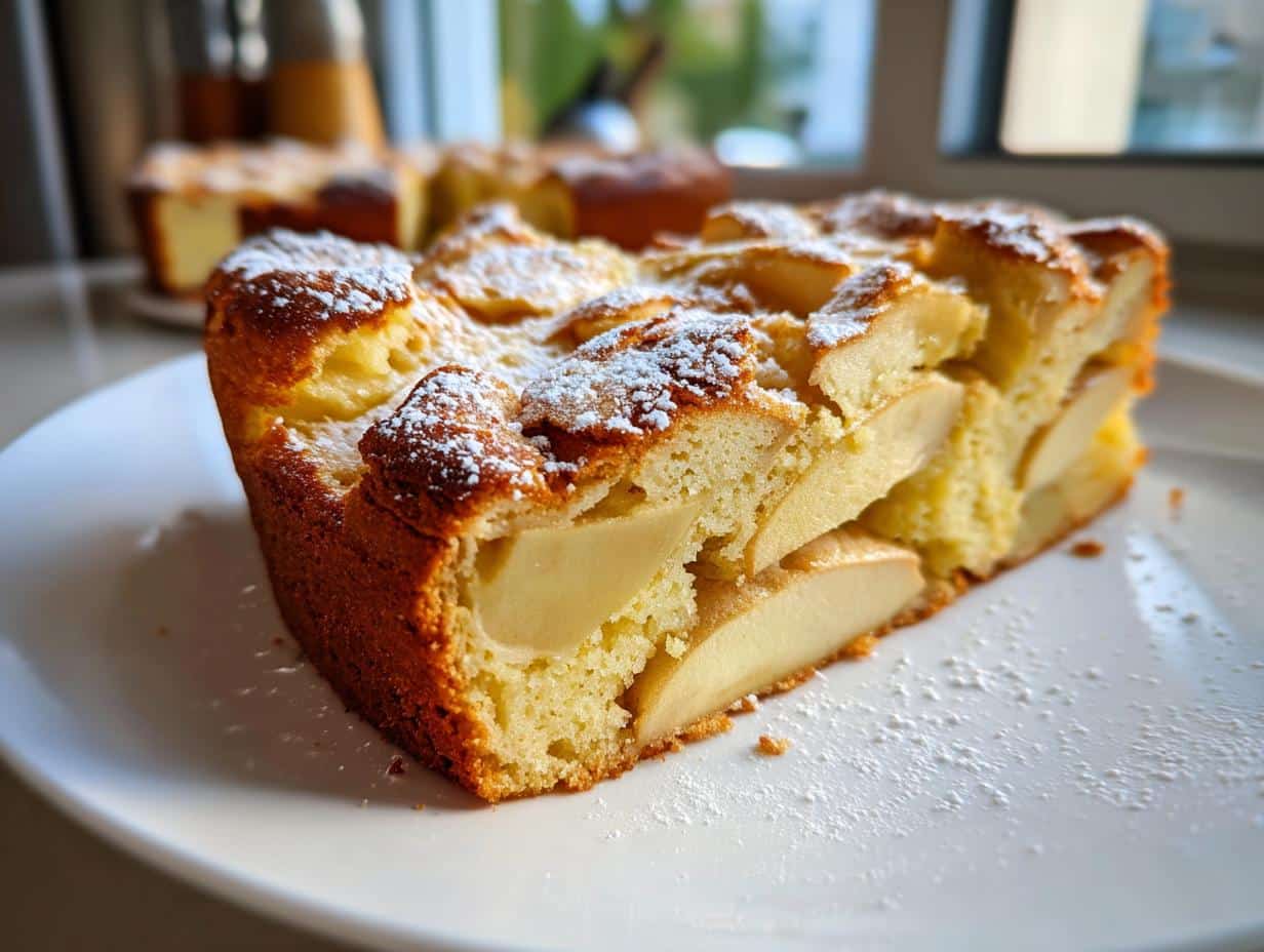 Gâteau invisible aux pommes