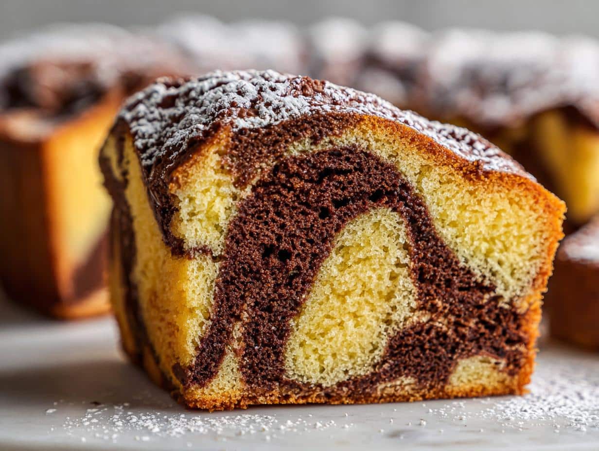 Gâteau marbré parfait - detail 1