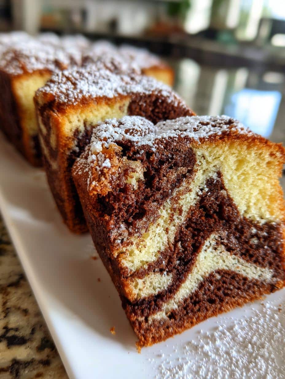 Gâteau marbré parfait - detail 2