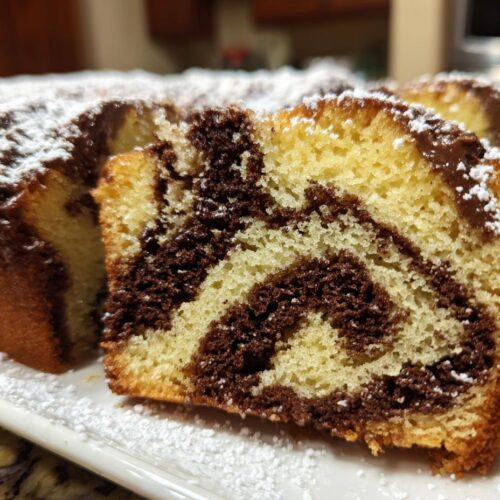 Gâteau marbré parfait