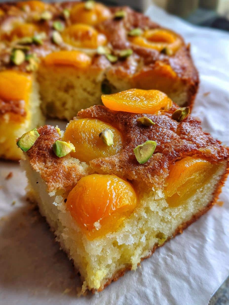 Gâteau renversé abricot-pistache - detail 1