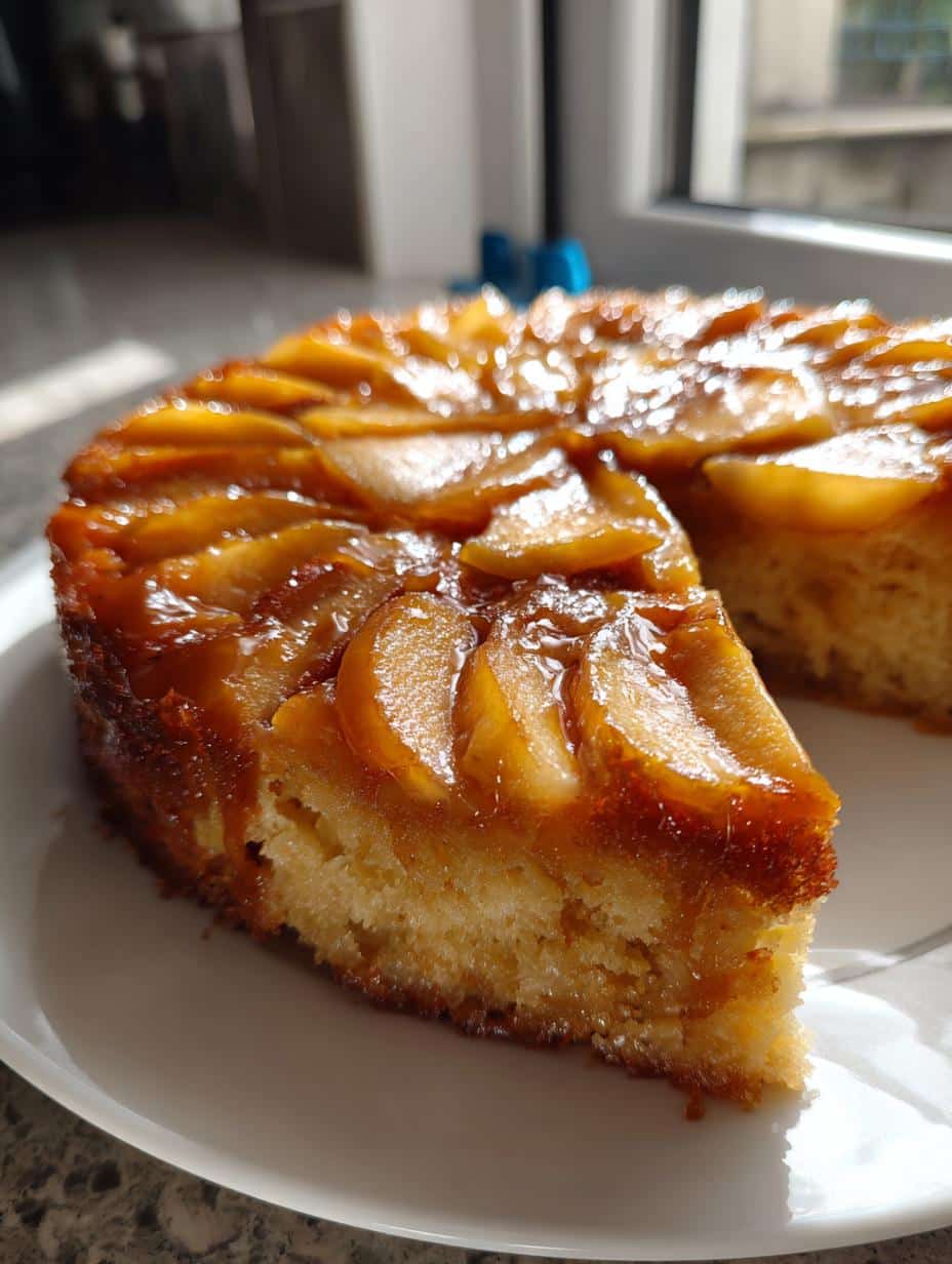 Gâteau renversé aux pommes - detail 1