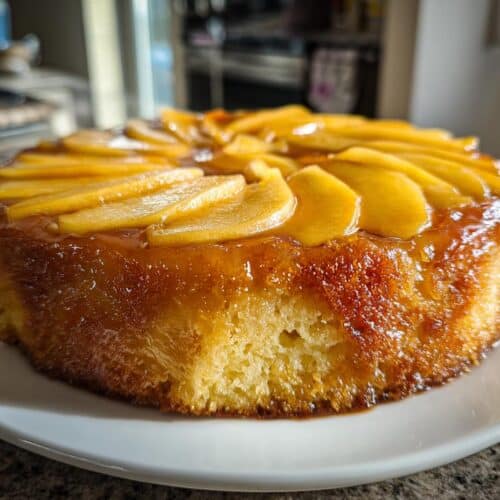 Gâteau renversé aux pommes