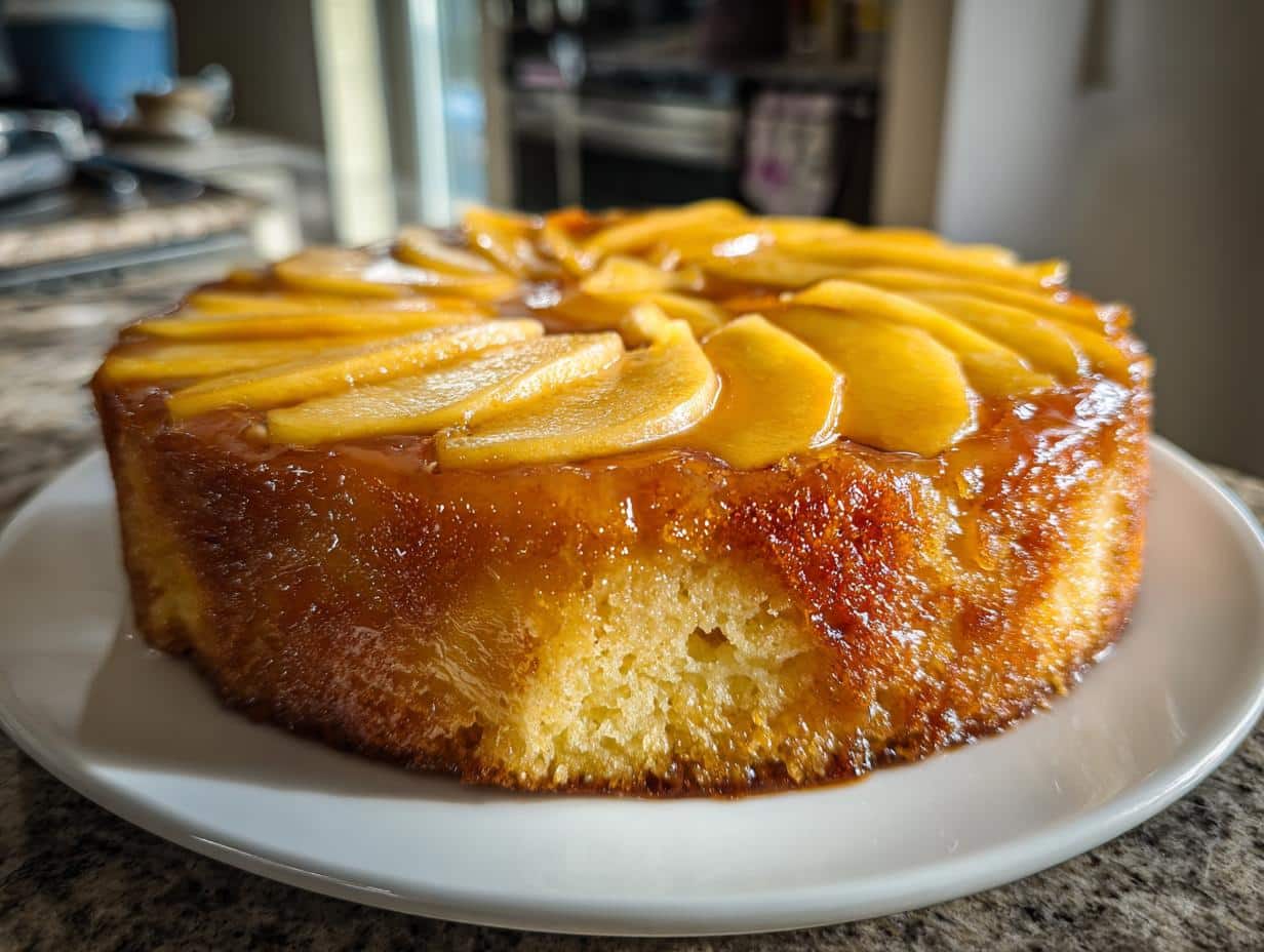 Gâteau renversé aux pommes