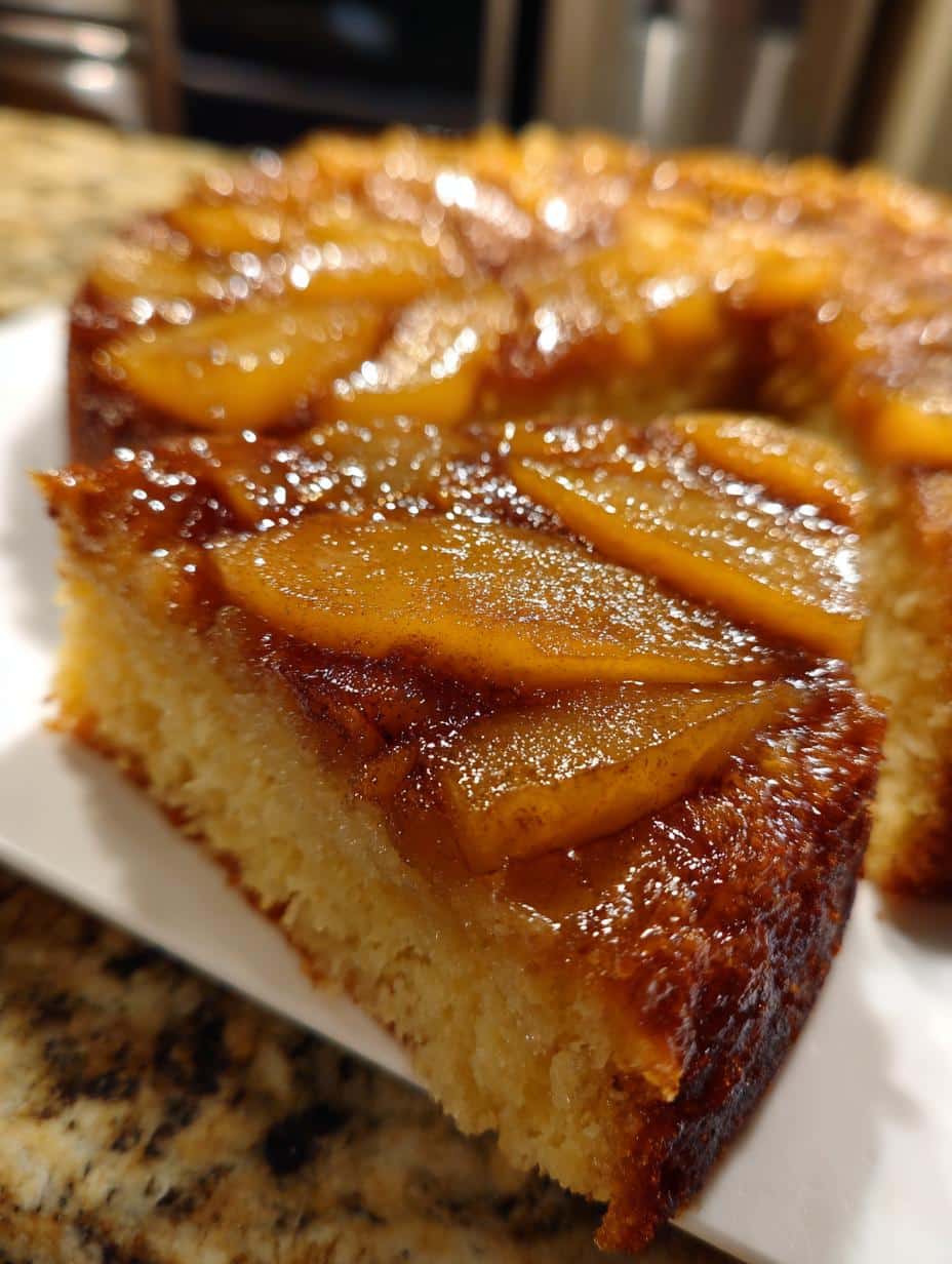 Gâteau renversé pommes-cannelle - detail 1