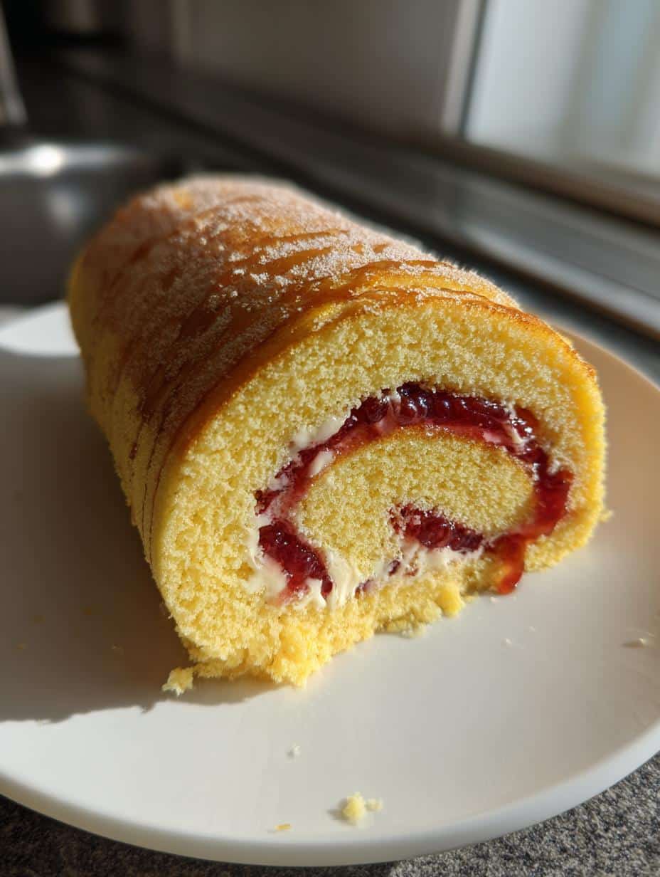 Gâteau roulé confiture - detail 1