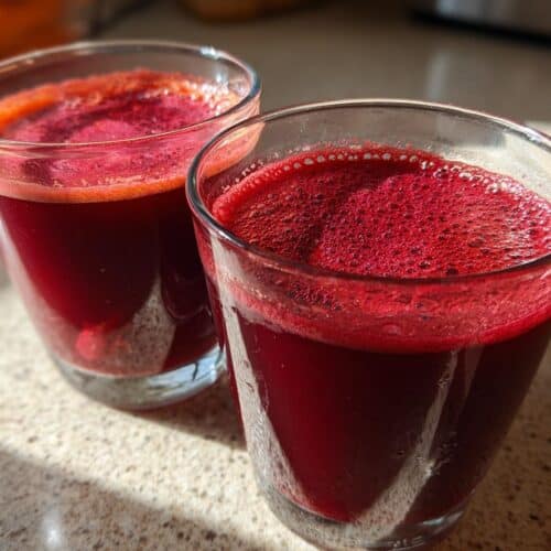 Jus détox betterave-carotte