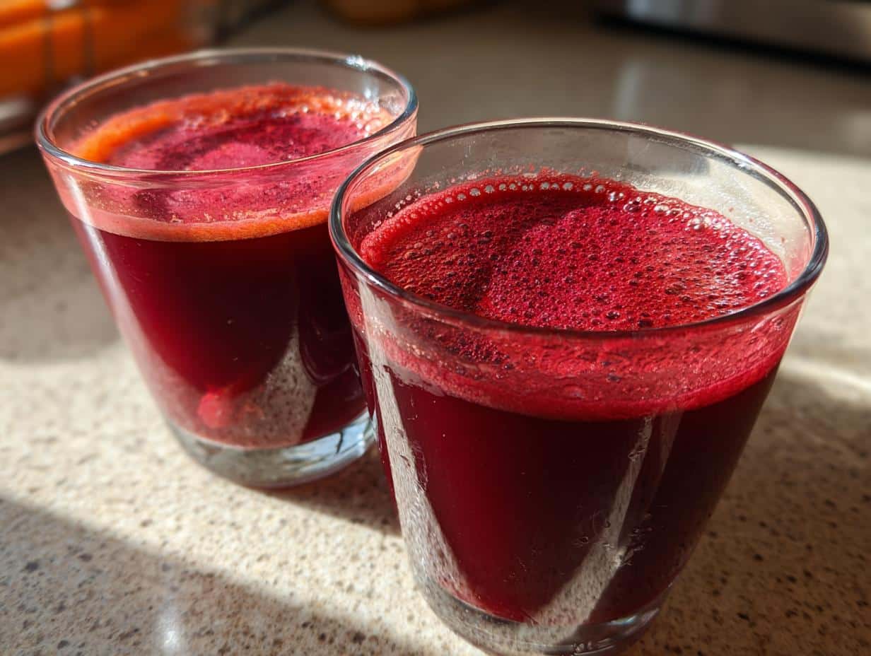 Jus détox betterave-carotte