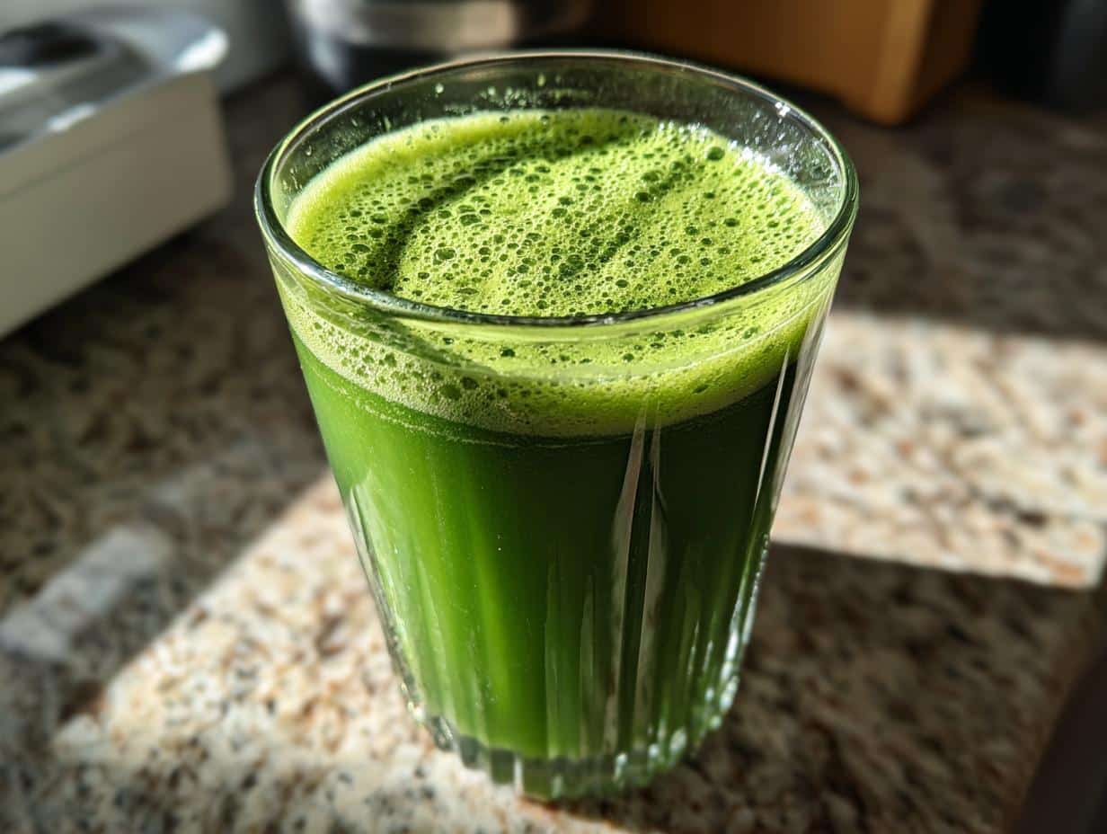 Jus vert détox épinards-ananas