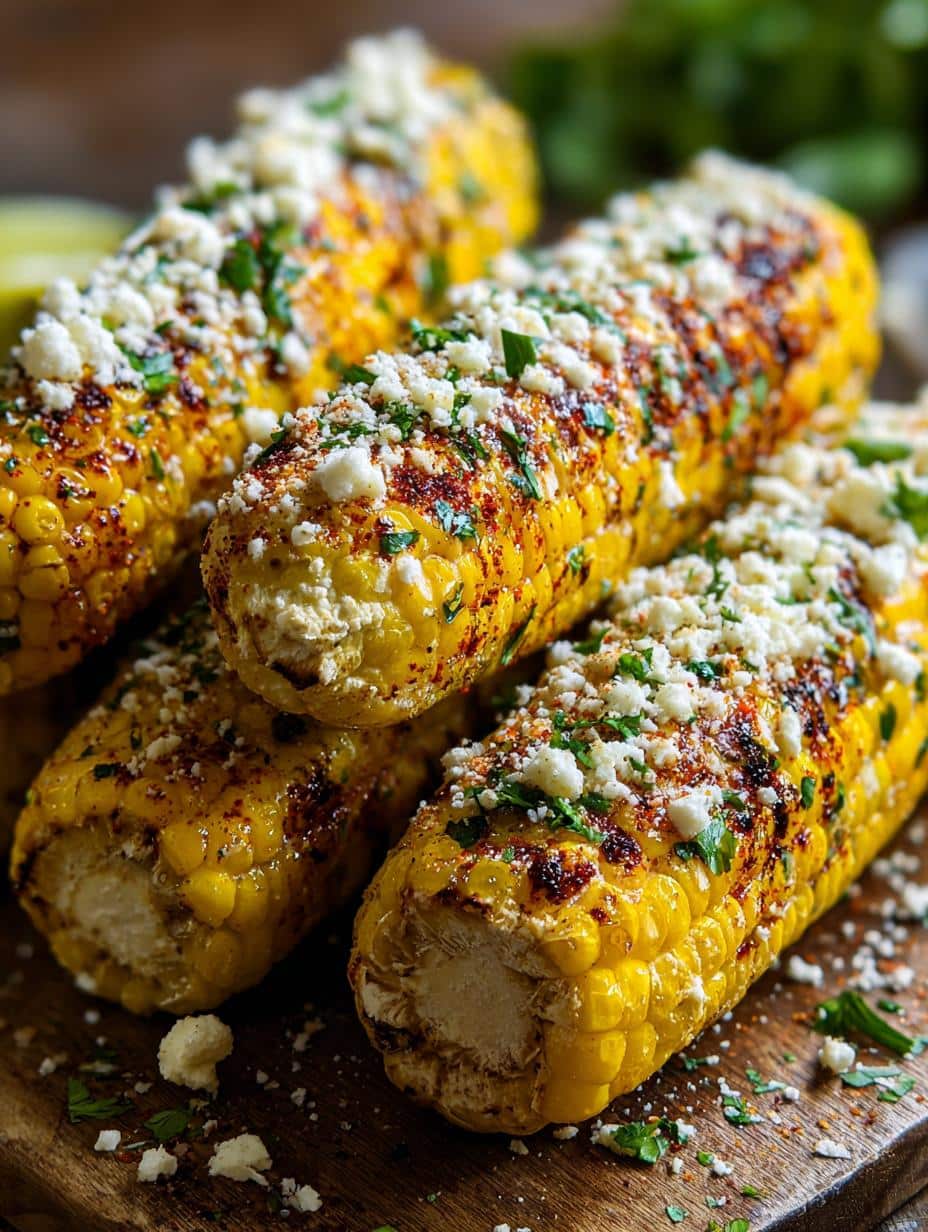 Maïs mexicain grillé (elote) - detail 1