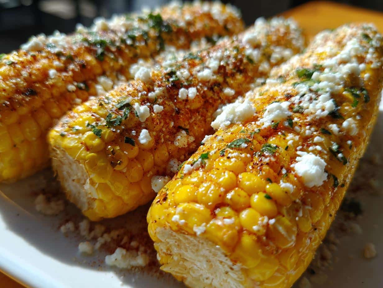 Maïs mexicain grillé (elote)