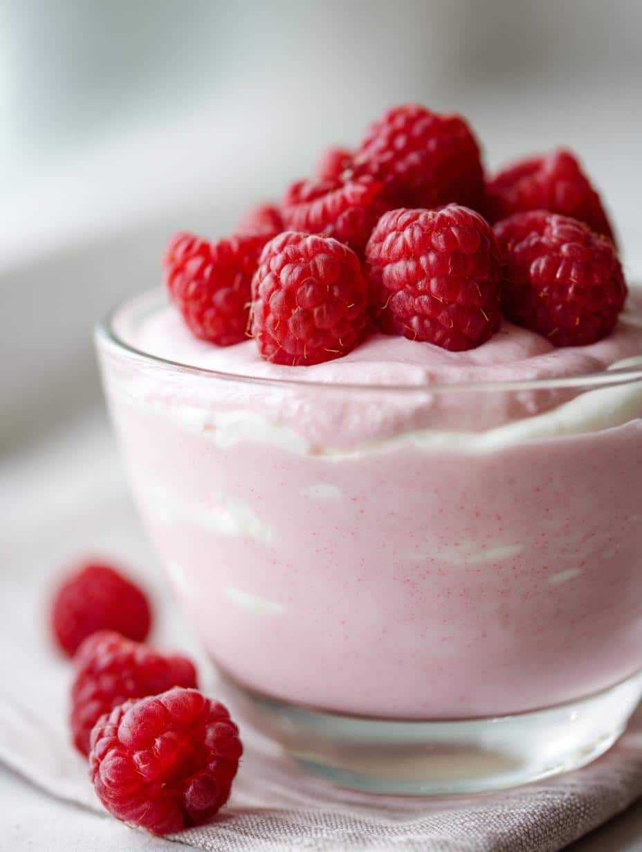 Mousse framboise légère - detail 1