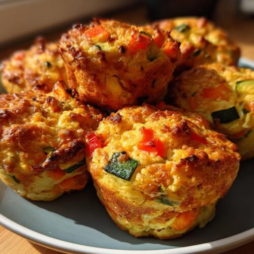 Muffins salés légumes-fromage