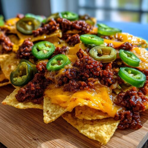 Nachos au bœuf teriyaki