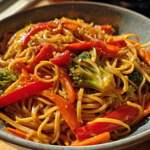 Pad thaï végétarien