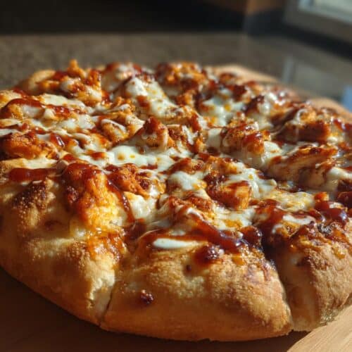 Pizza barbecue poulet