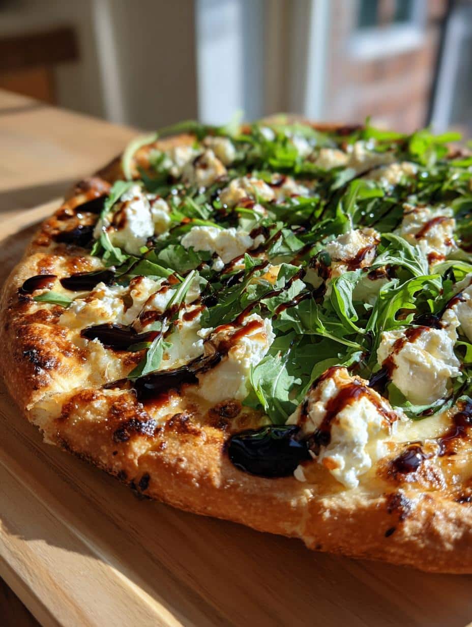 Pizza burrata-roquette - detail 1