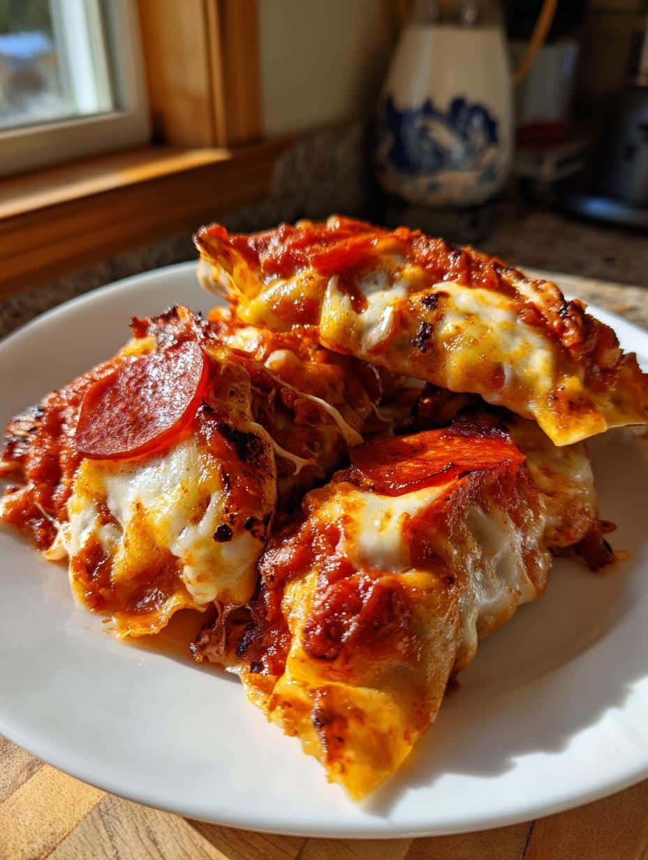 Pizza gyoza - detail 1