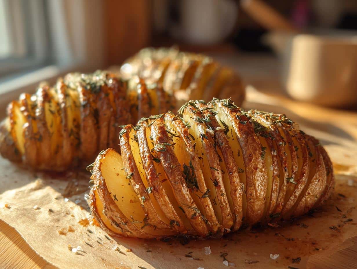 Pommes de terre Hasselback