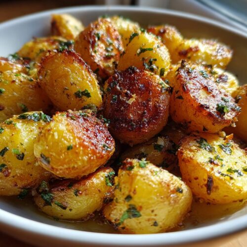 Pommes de terre rôties à l'ail