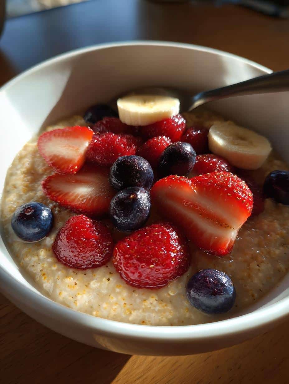 Porridge crémeux aux fruits - detail 1