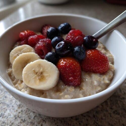 Porridge crémeux aux fruits
