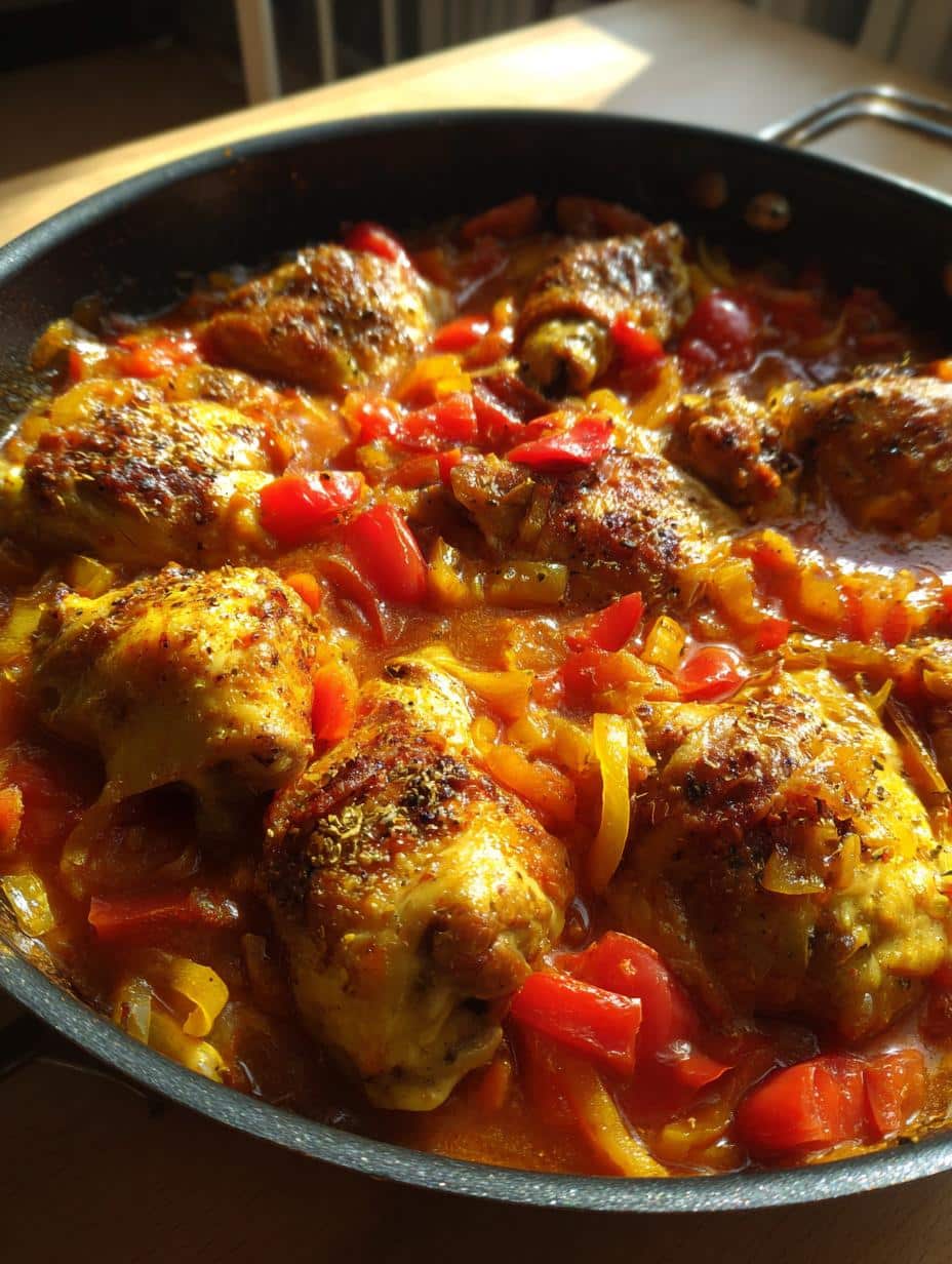 Poulet basquaise - detail 1