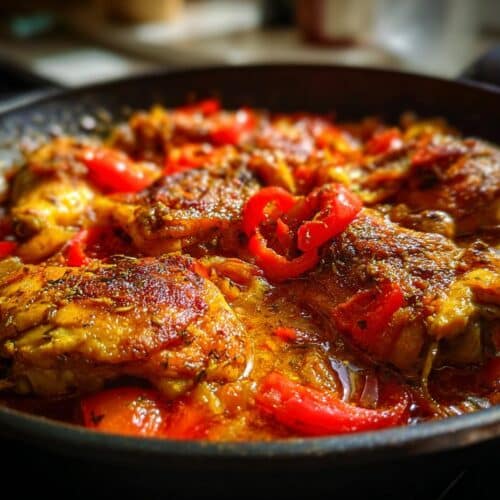 Poulet basquaise