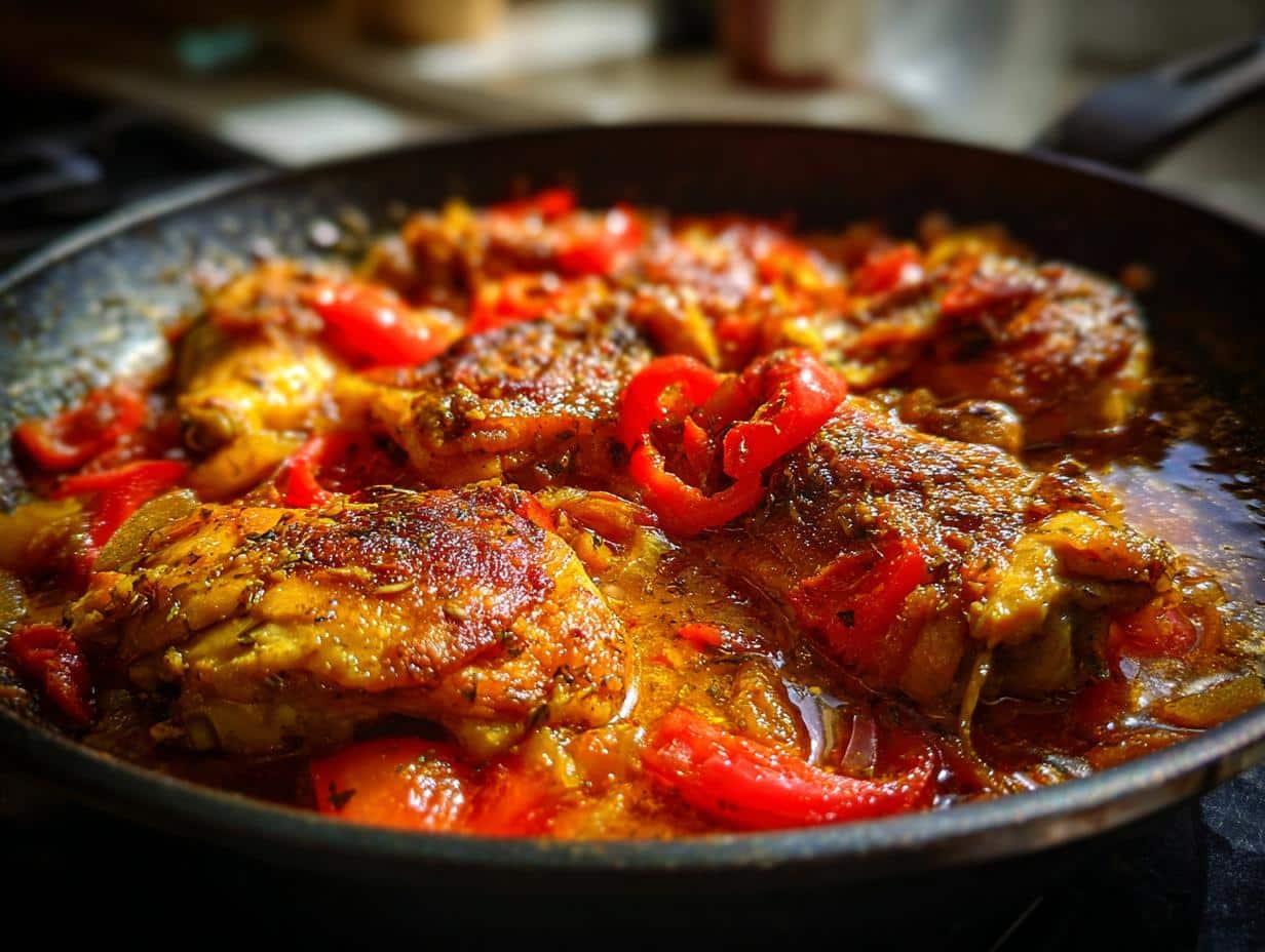 Poulet basquaise