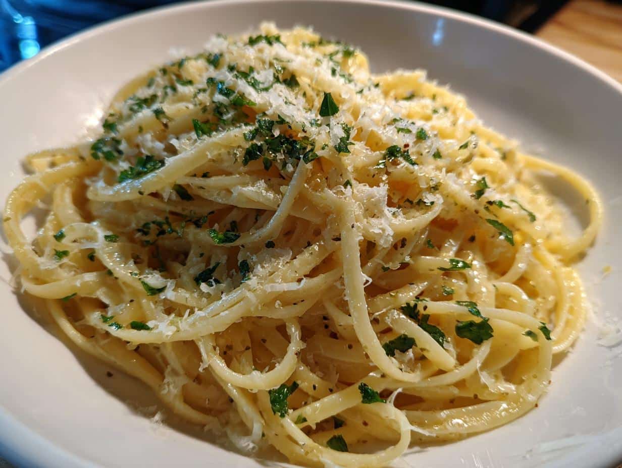 Pâtes au citron ultra-crémeuses