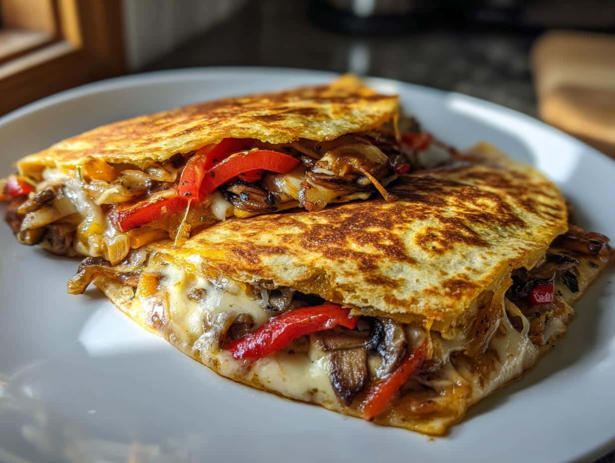 Quesadillas végétariennes épicées