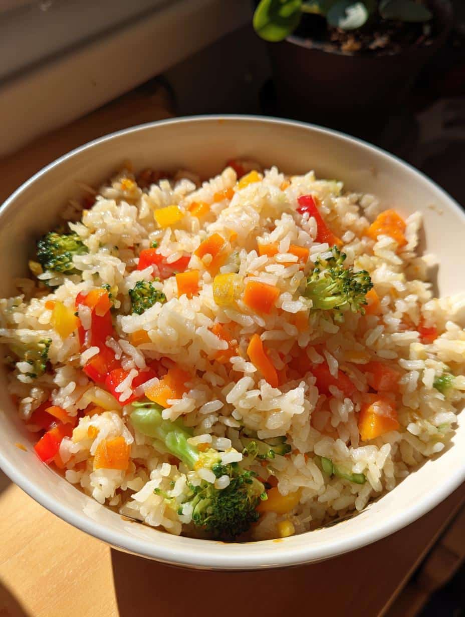Riz sauté aux légumes - detail 1