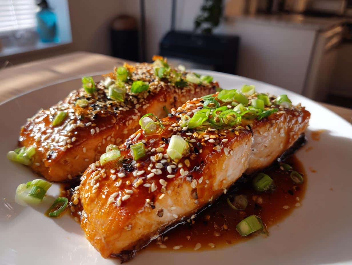Saumon teriyaki
