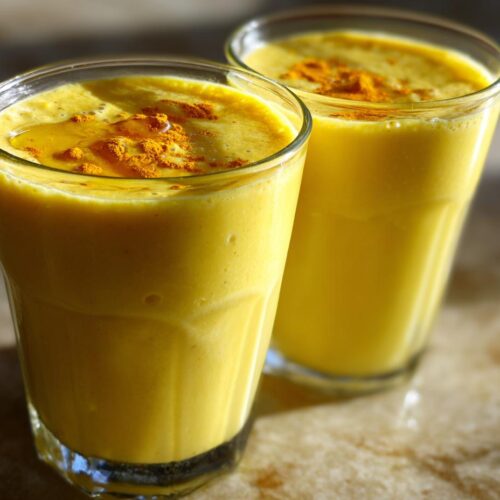 Smoothie anti-inflammatoire au curcuma