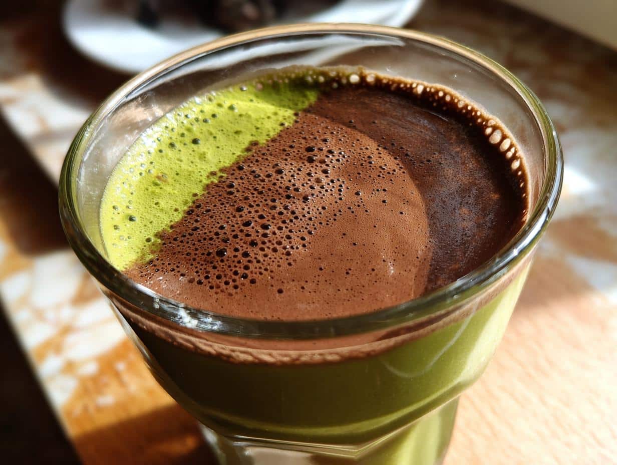 Smoothie cacao-avocat