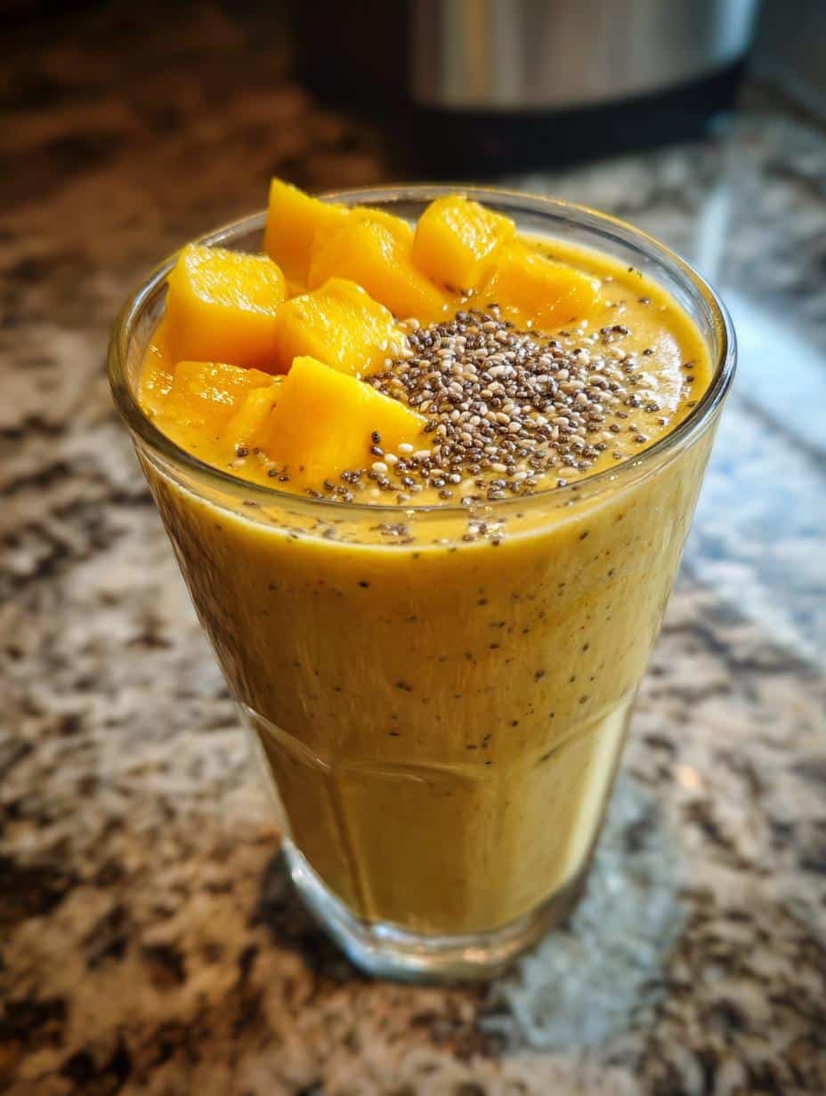 Smoothie graines de chia-mangue - detail 1