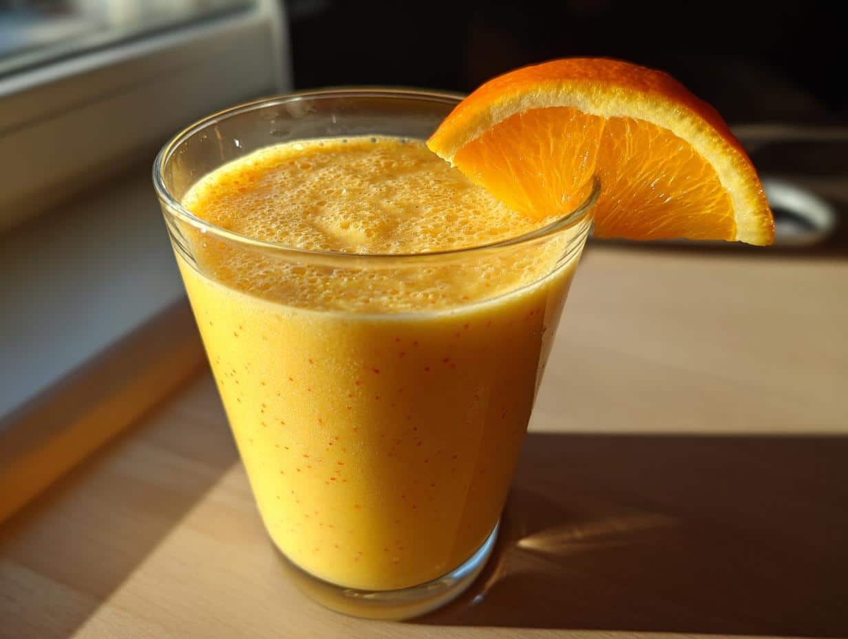 Smoothie immunité orange-curcuma