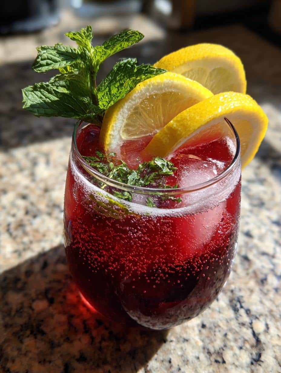 Spritz sans alcool à la cerise - detail 1